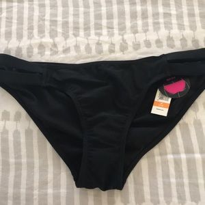Black bikini bottoms NWT